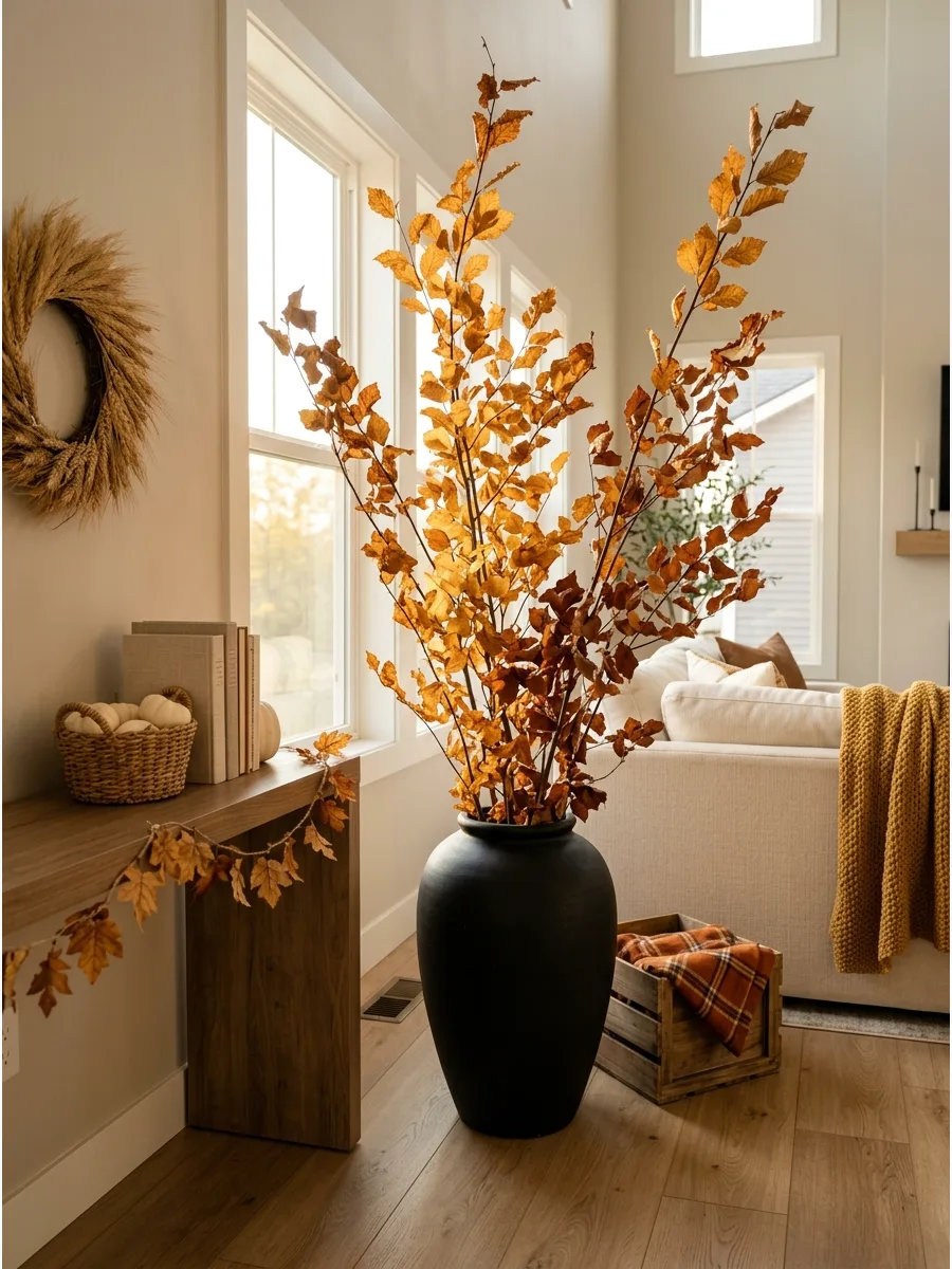 24. Use Tall Autumn Branches