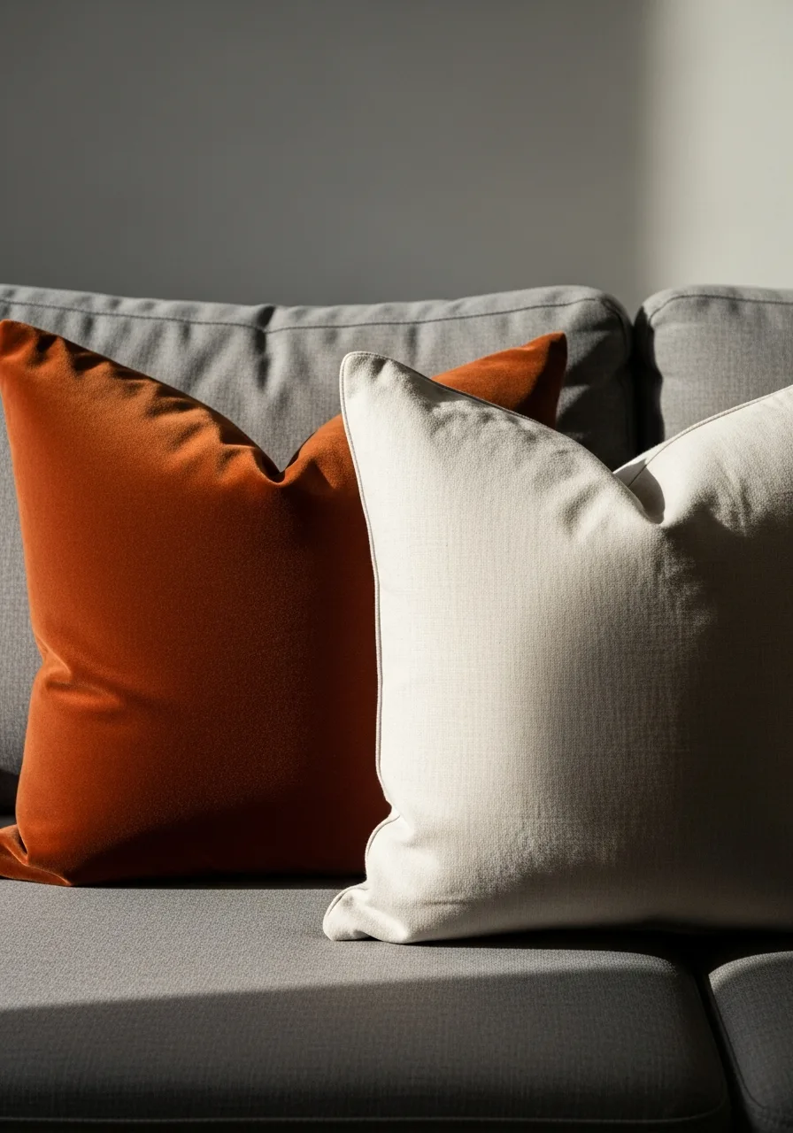 24. Add Rich Velvet Pillows