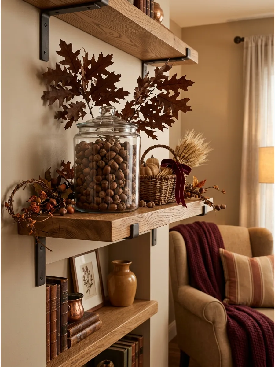 26. Decorate with Oak Leaves and Acorns