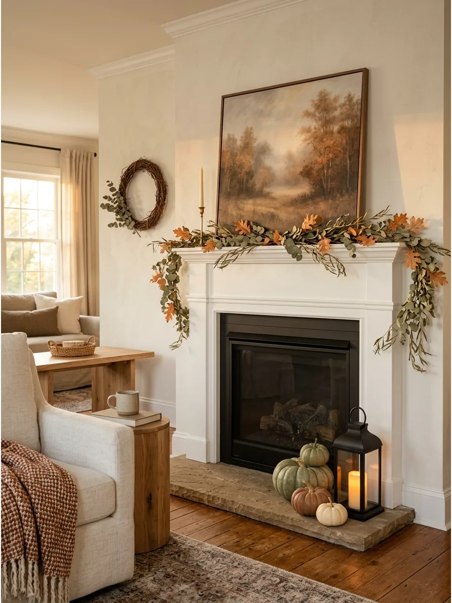 29. Design a Minimal Fall Mantel
