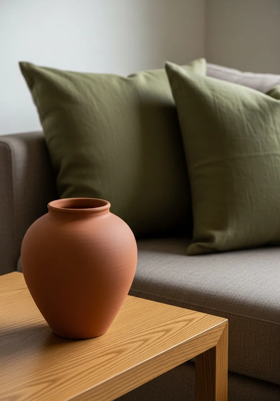 3. Pair Olive and Terracotta