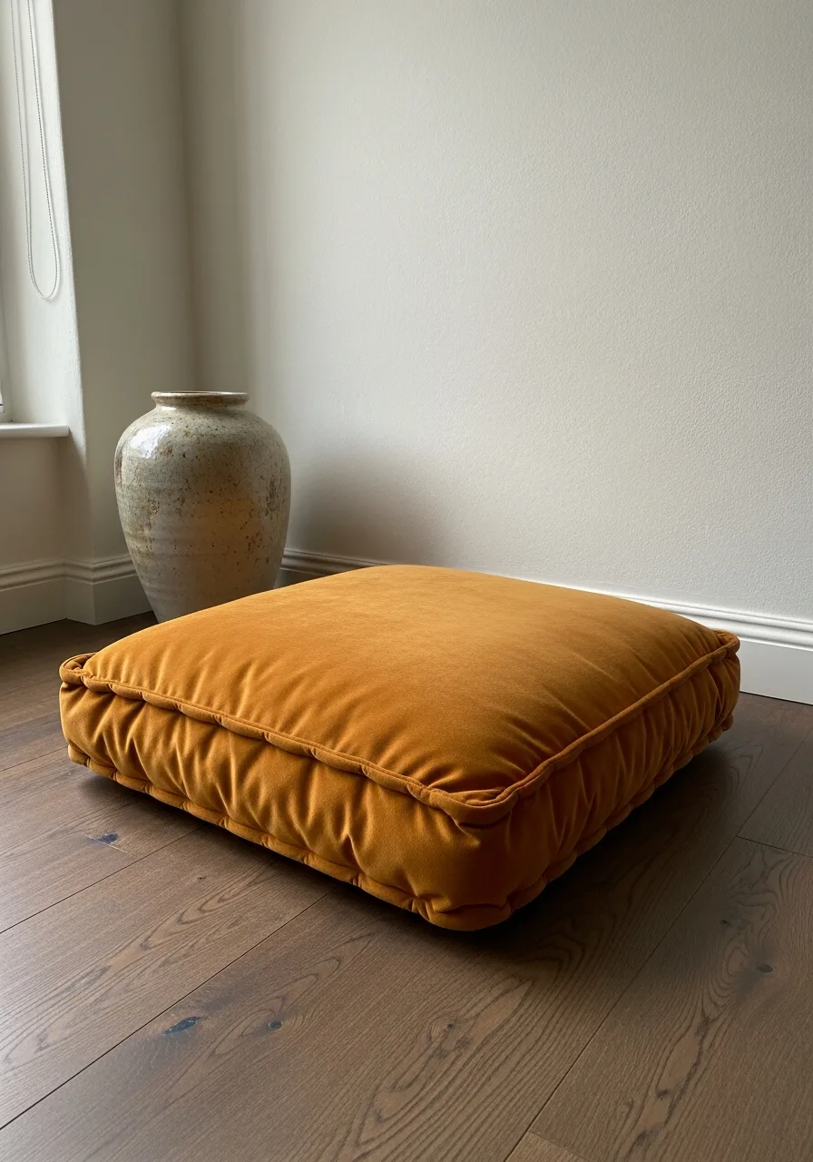 4. Layer Velvet Ochre Accents