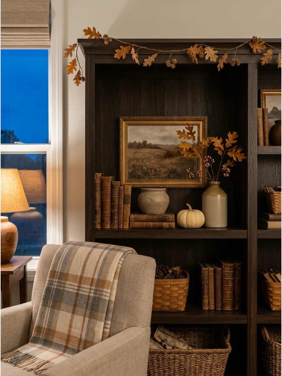 40. Create a Collected Vintage Bookshelf