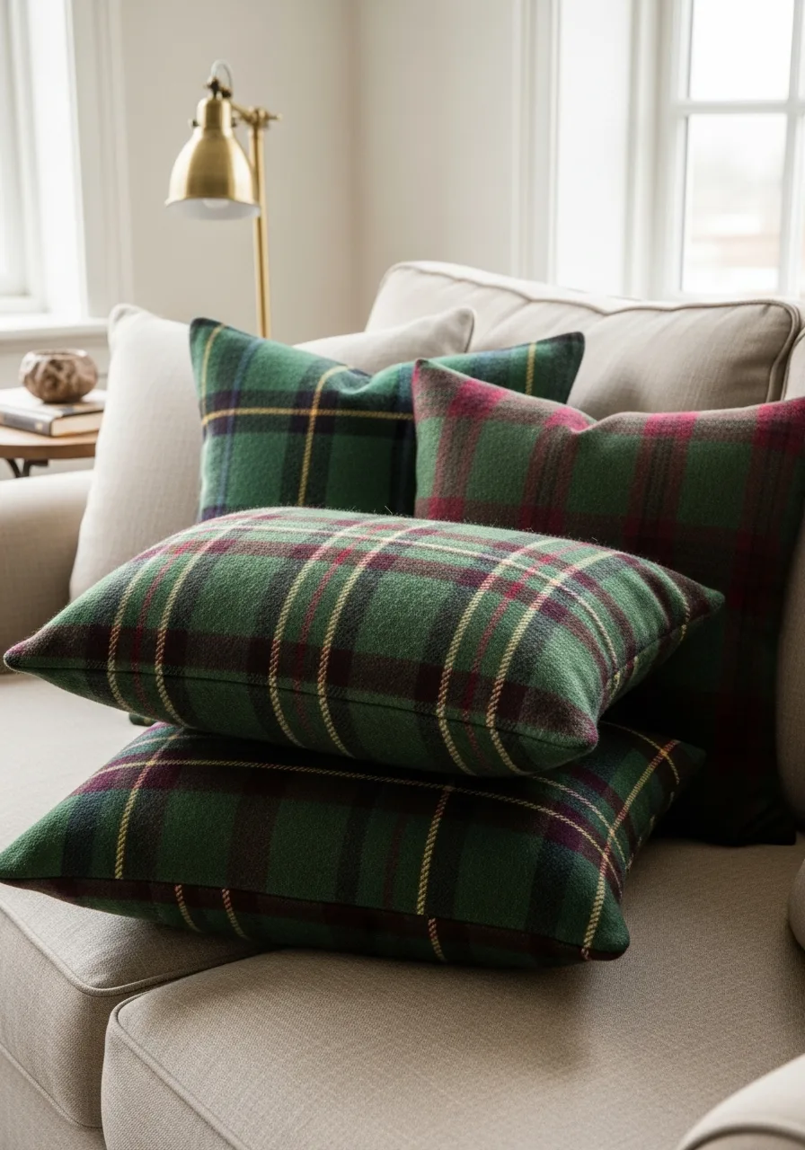40. Layering Classic Wool Plaids