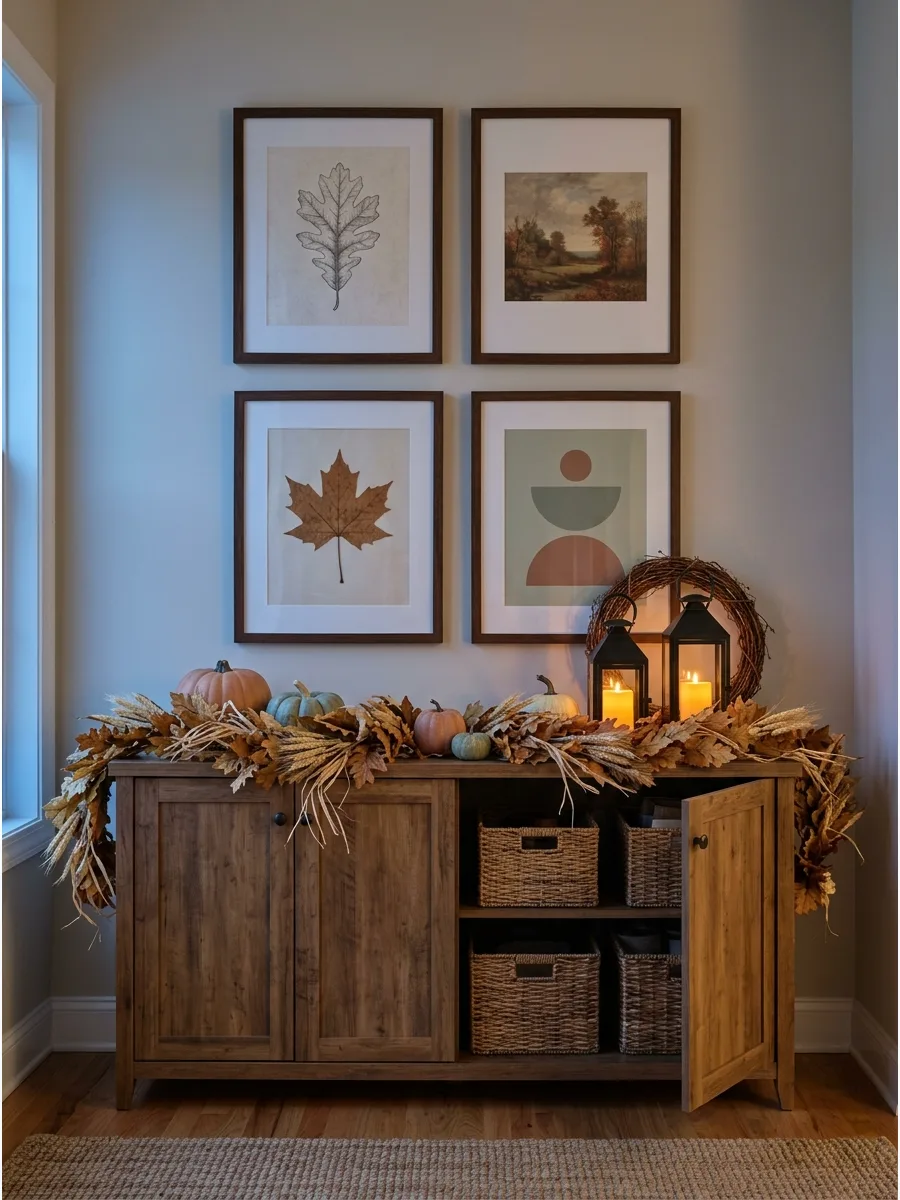 43. Create a Fall Gallery Wall