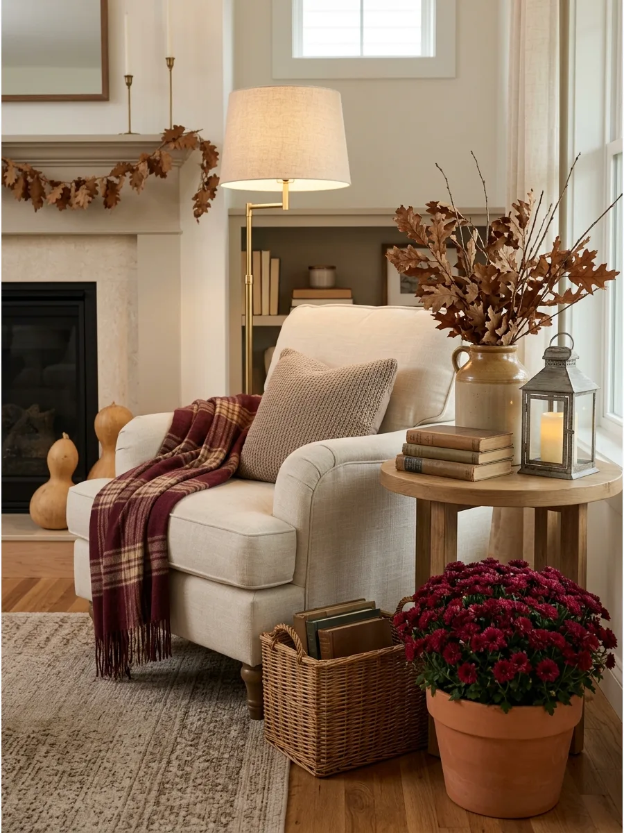 46. Style a Cozy Reading Corner