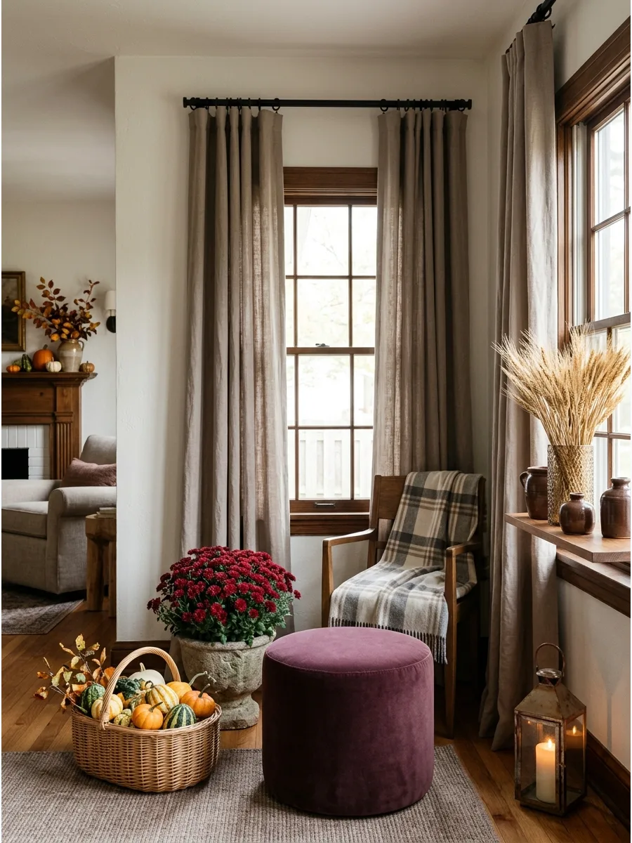 7. Try a Plum and Taupe Fall Palette