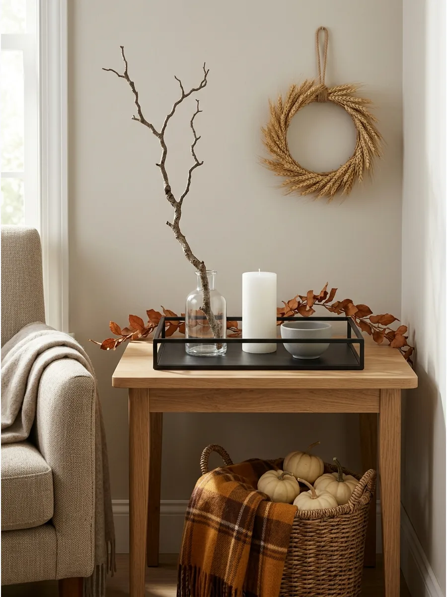 12. Minimalist Autumn Tray