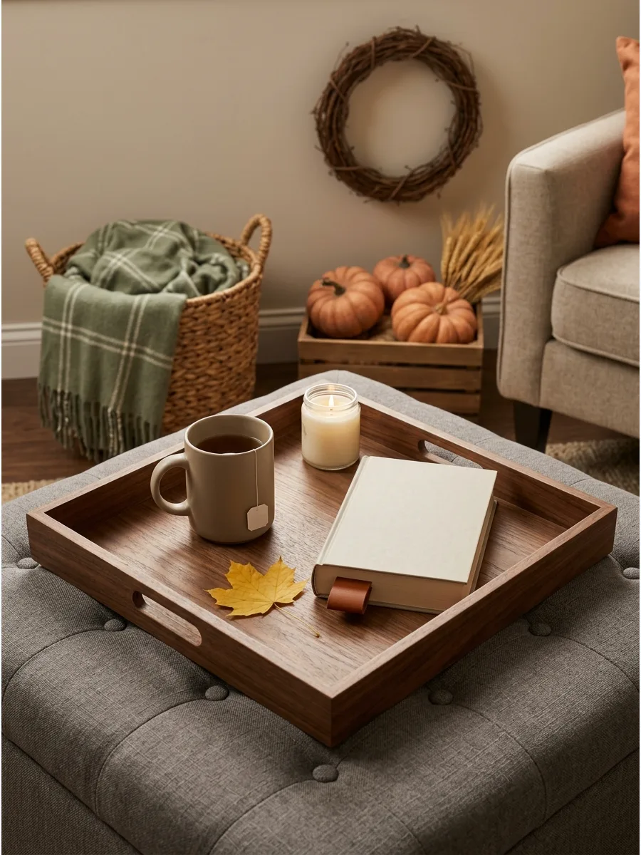 15. Fall Reading Tray