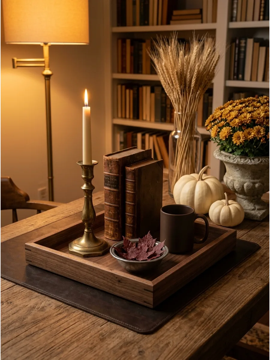 20. Dark Academia Fall Tray
