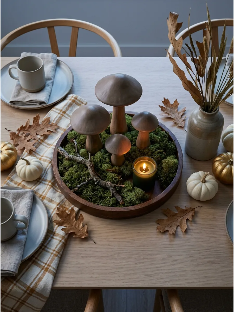 28. Mushroom and Moss Tray