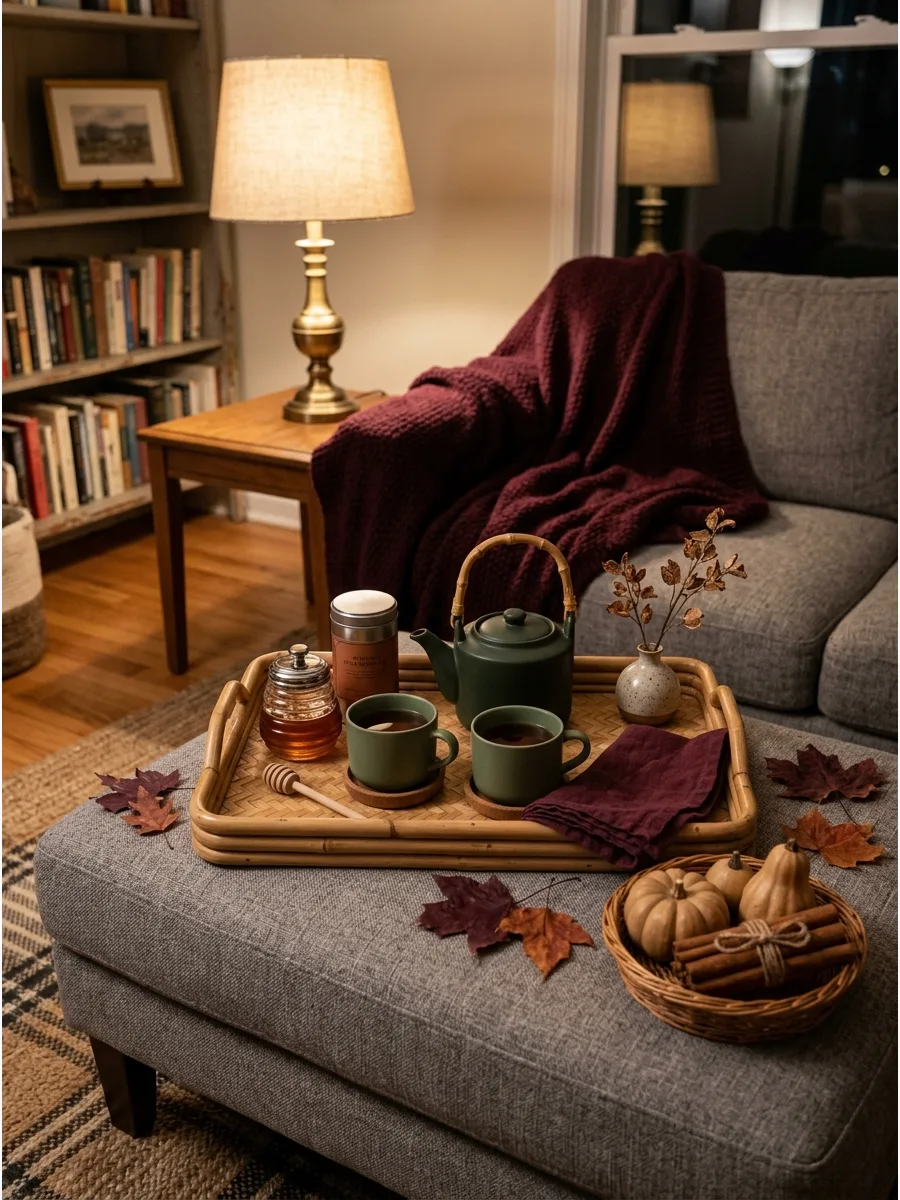 38. Autumn Tea Tray