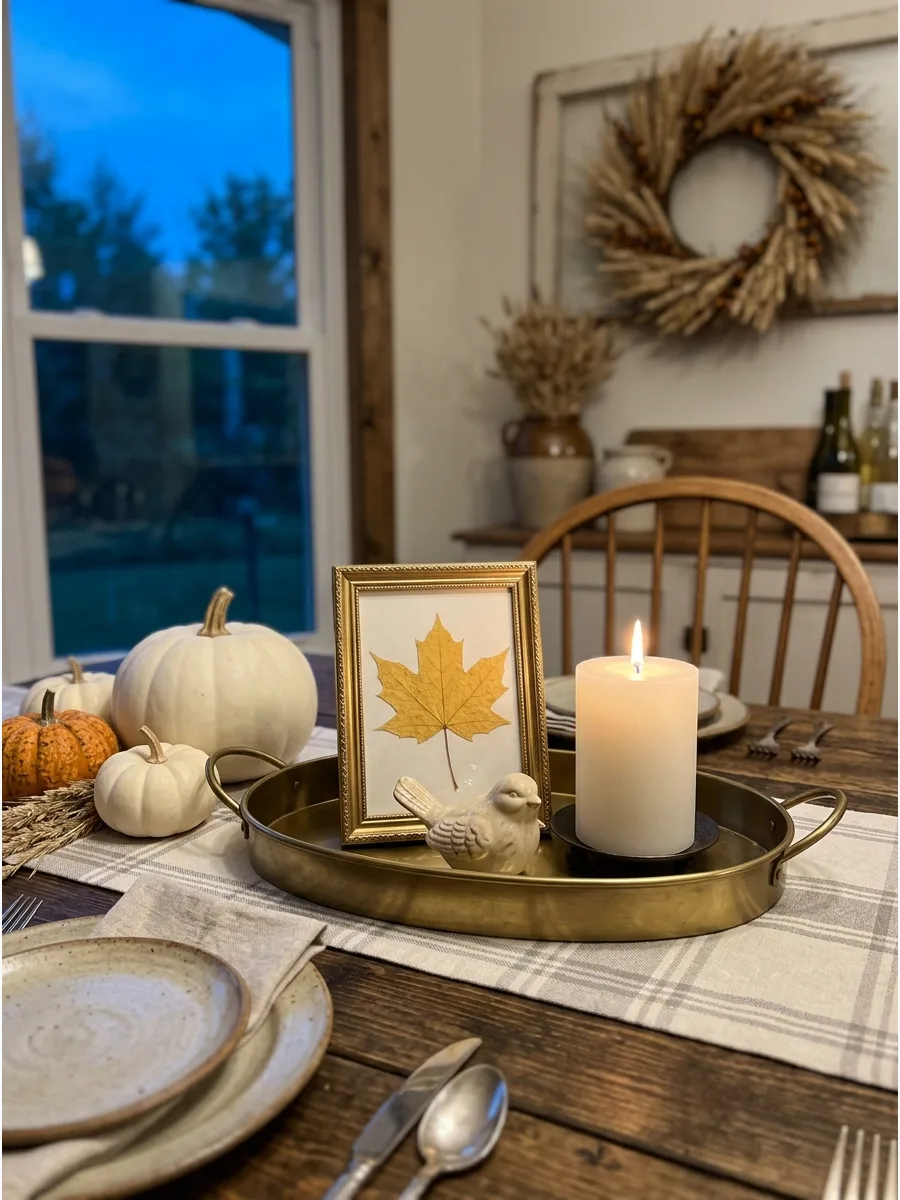 43. Pressed Leaf Display Tray