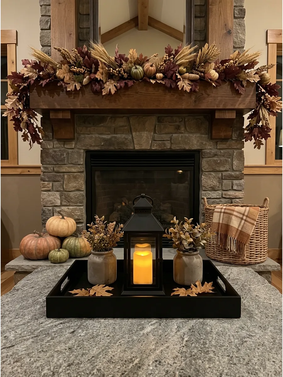 45. Decorative Lantern Tray