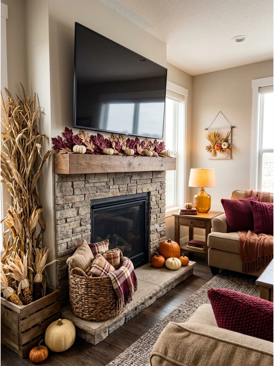 28. Narrow-Gap Mantel Arrangement