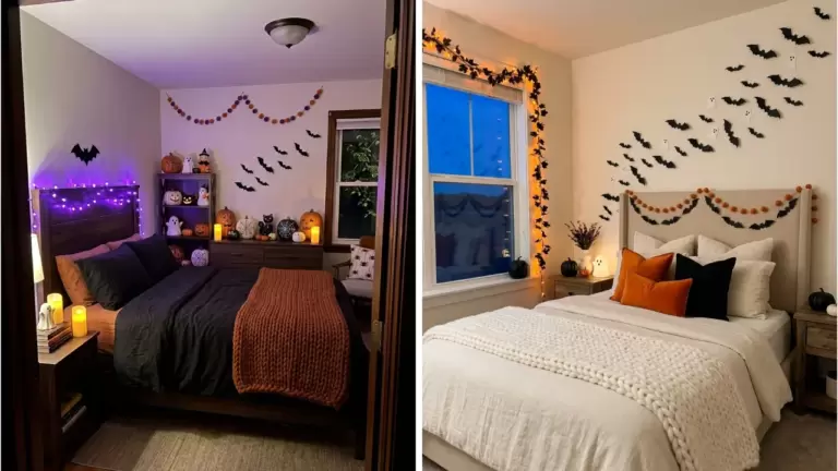 50 Spooky Bedroom Halloween Decor Ideas