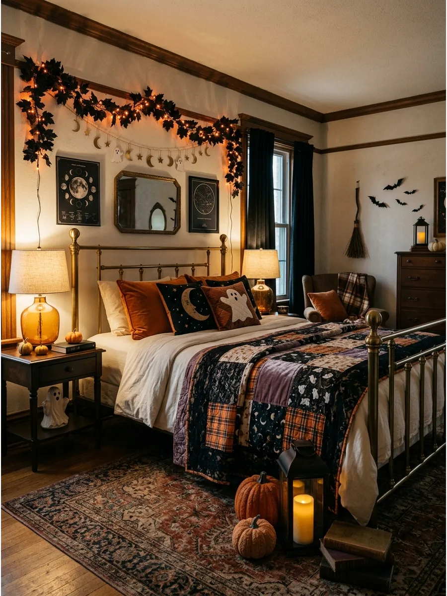 19. Halloween Quilt Layer
