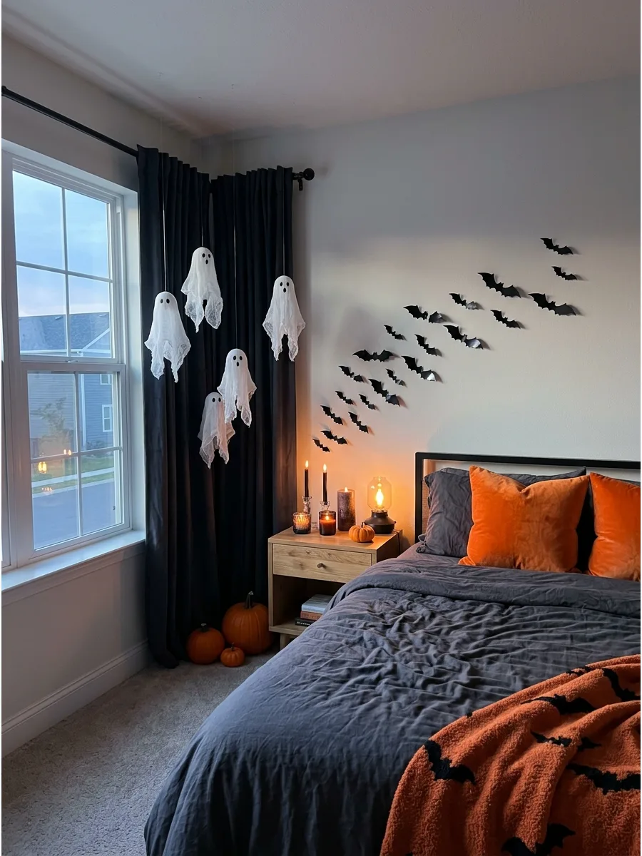 30. Floating Ghost Decorations