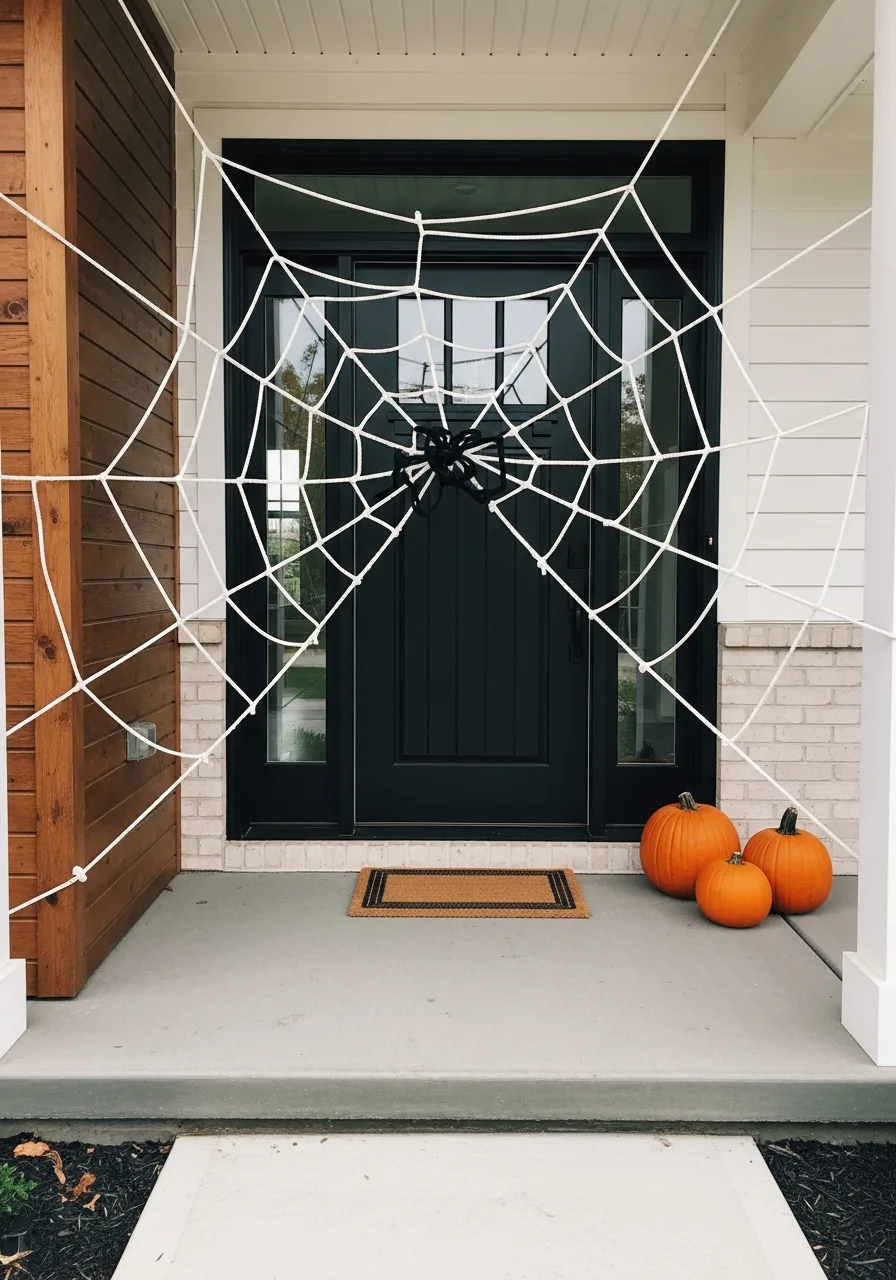 17. Oversized Rope Spiderweb Threshold