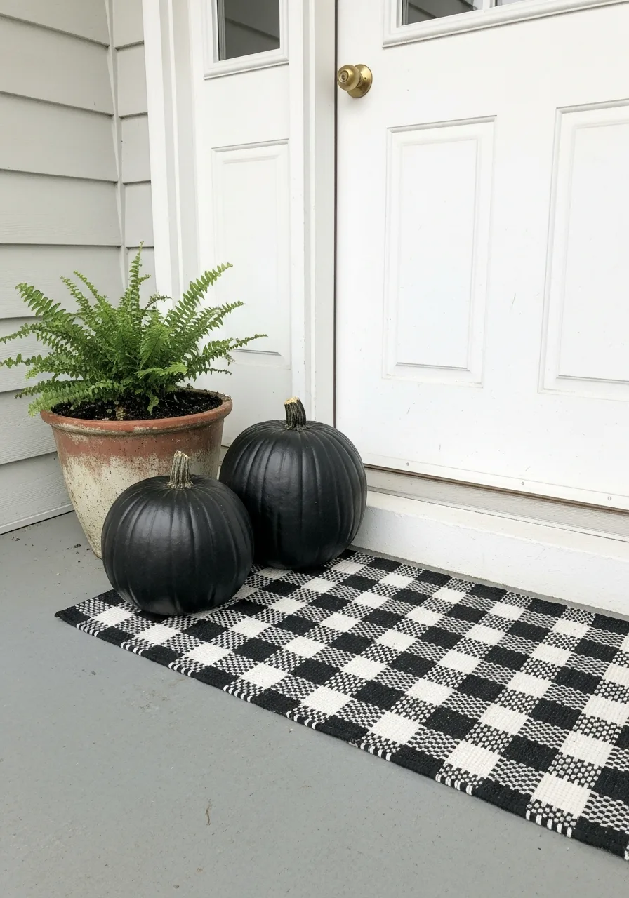 25. Black and White Porch