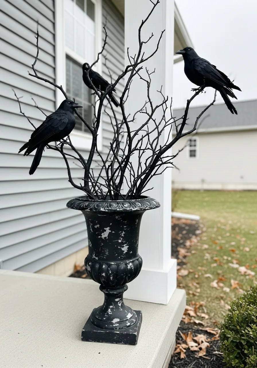 43. Raven and Branch Display