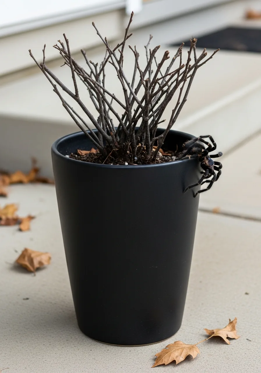 47. Oversized Spider Planters