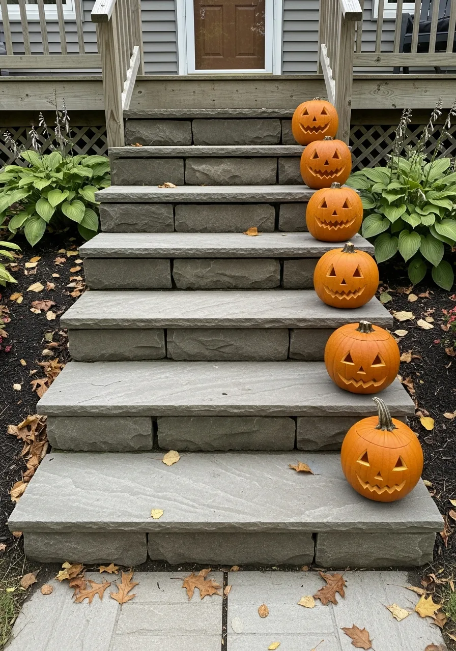 49. Jack o Lantern Stairway