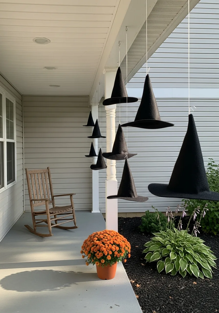 7. Floating Witch Hat Ceiling