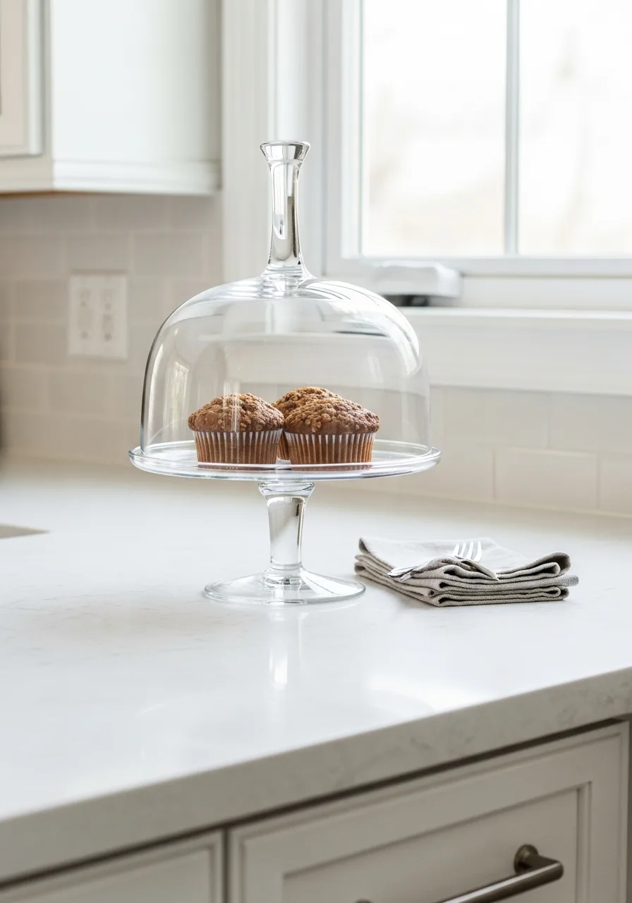 20. Glass Dome Cake Stand