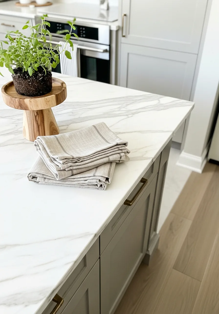 22. Linen Tea Towel Stack