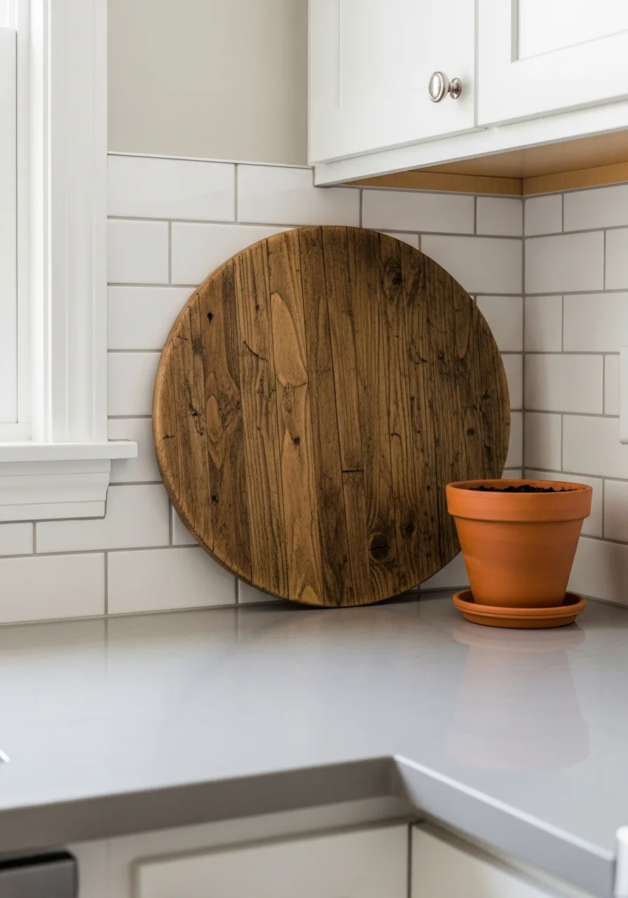 31. Vintage Bread Board Lean