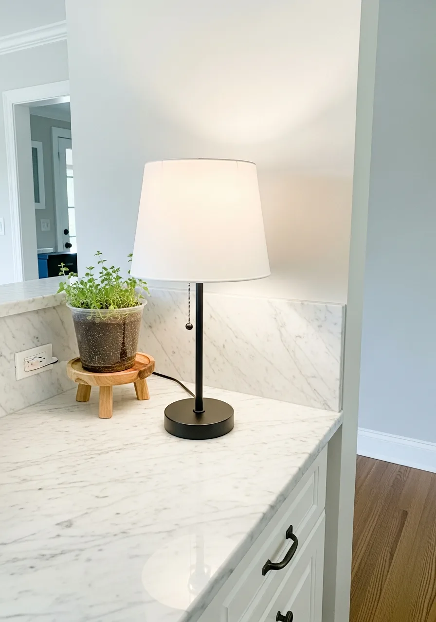 34. Mini Countertop Table Lamp