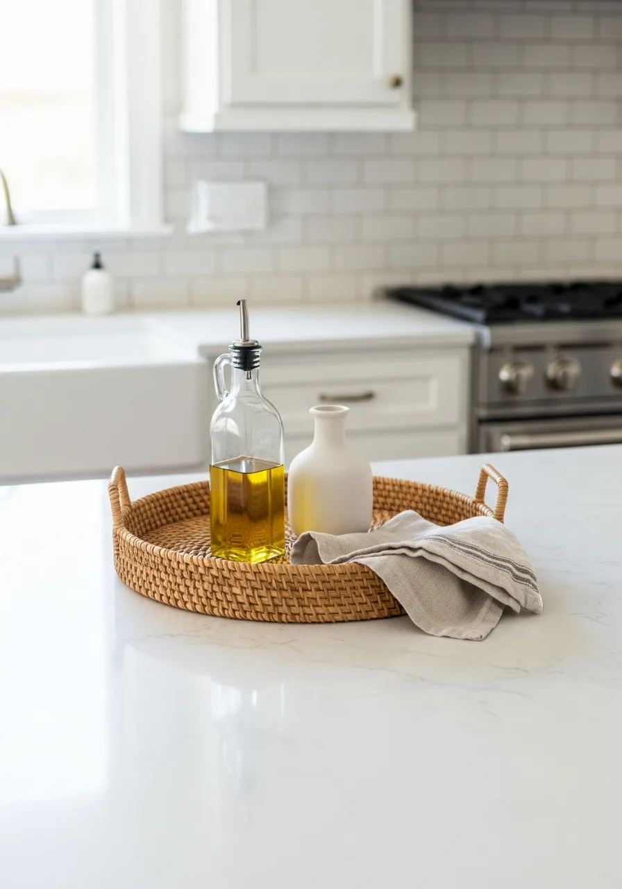 37. Woven Rattan Tray Base