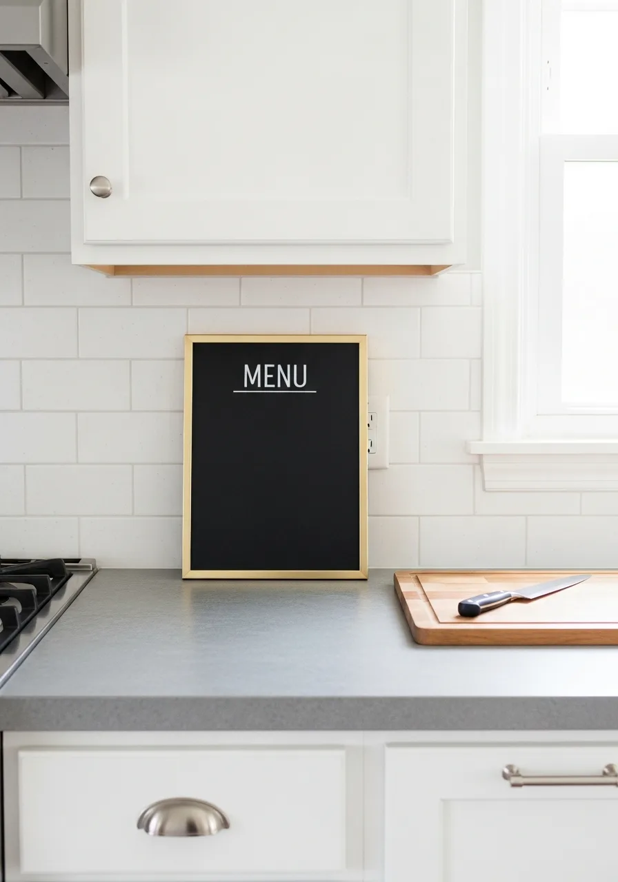 44. Small Framed Menu Chalkboard