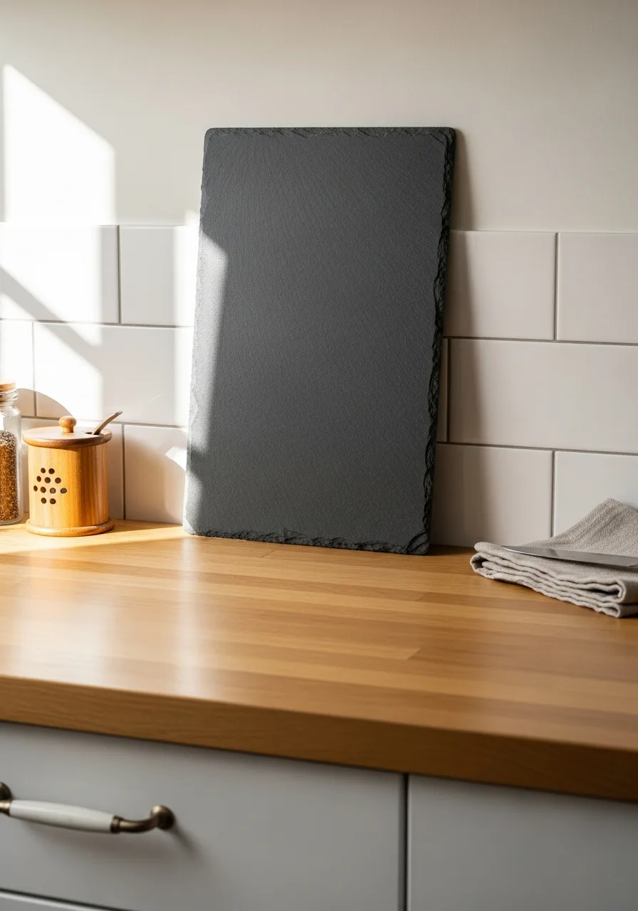 49. Slate Cheese Board Lean