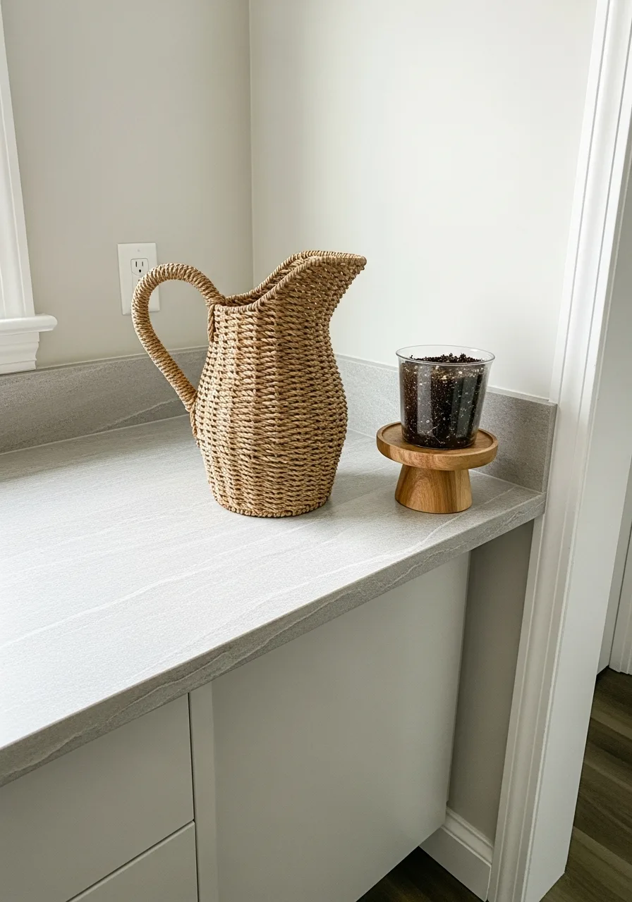 52. Woven Seagrass Pitcher