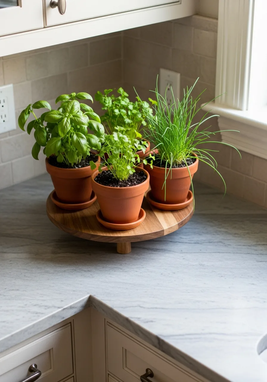 6. Potted Herb Garden