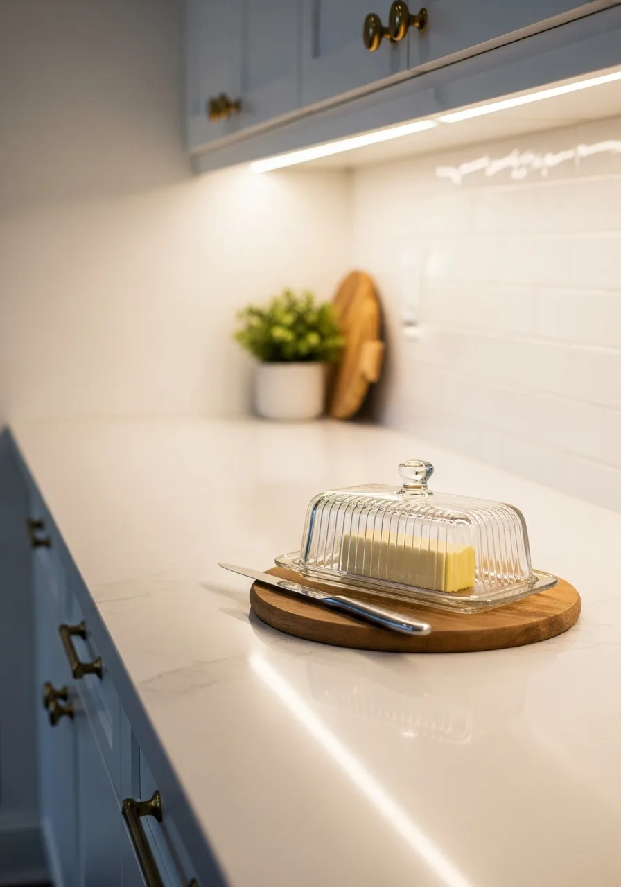 71. Glass Butter Dish