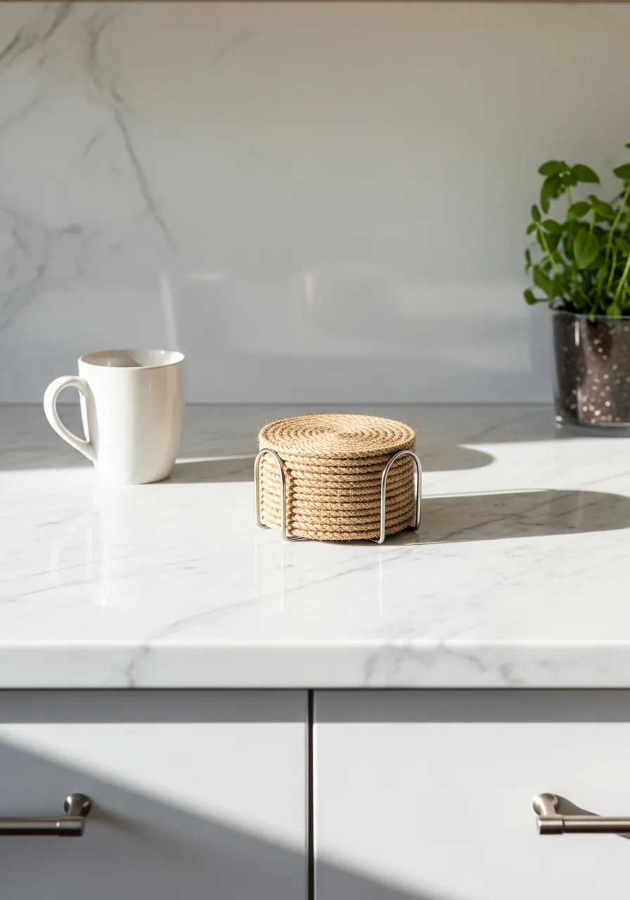 74. Woven Coaster Set