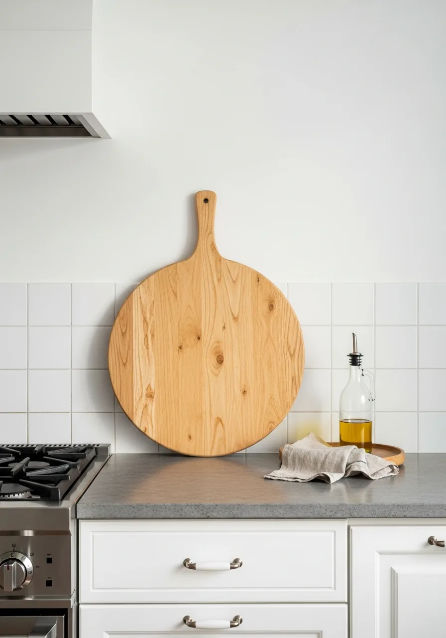 83. Oversized Wooden Pizza Peel