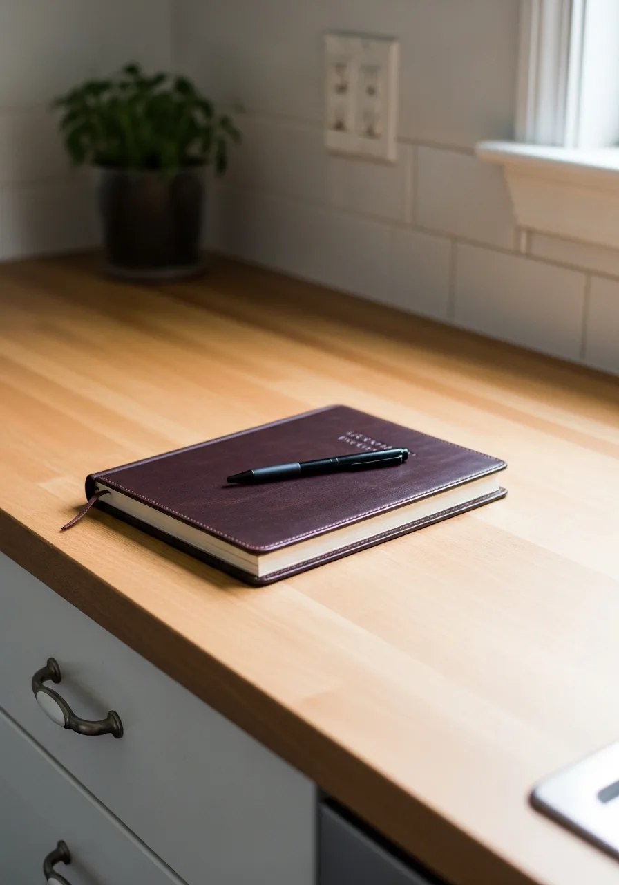 89. Leather Bound Recipe Journal