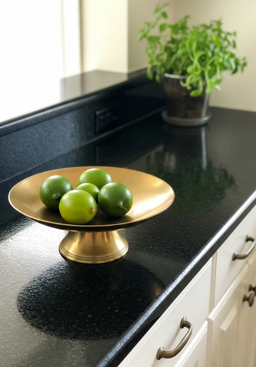 93. Shallow Brass Pedestal Dish