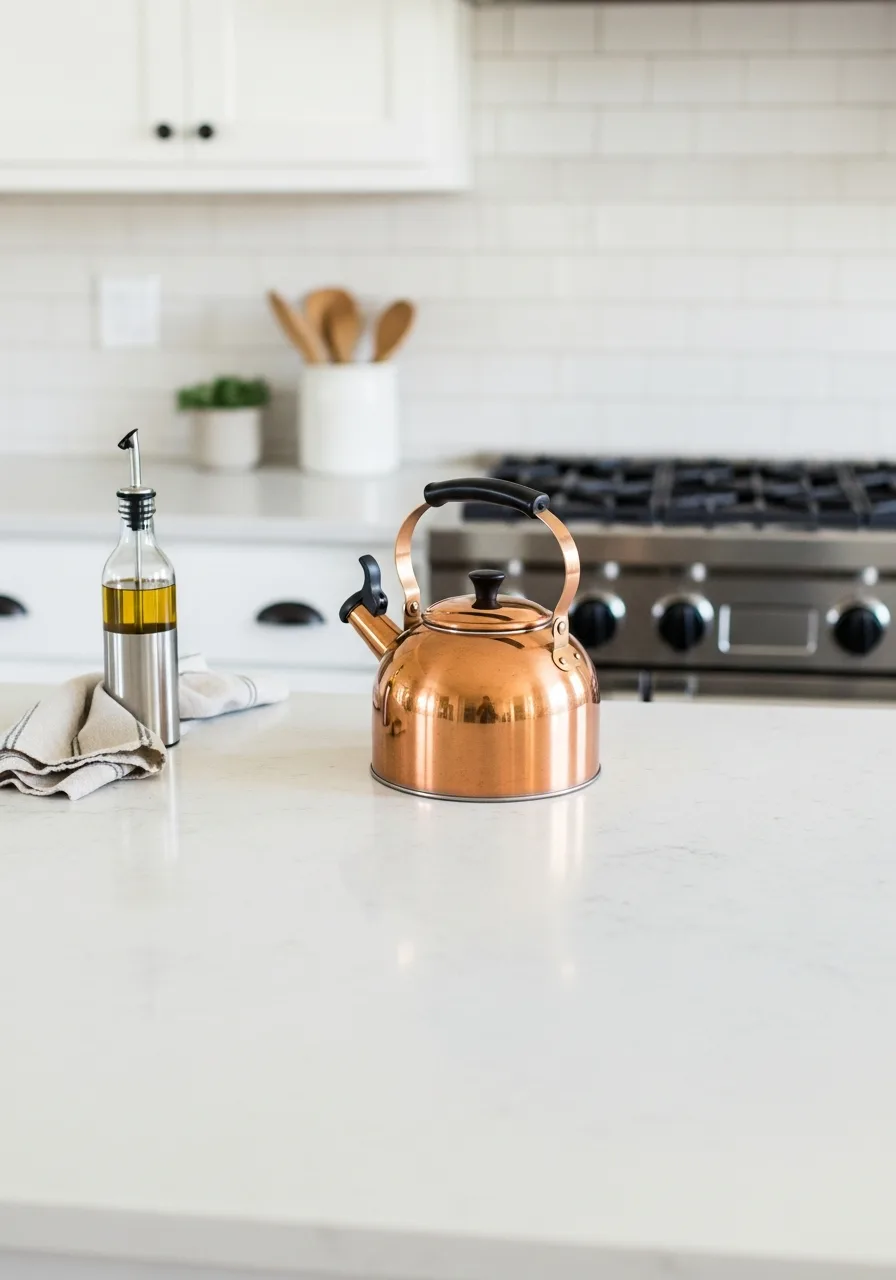 95. Vintage Style Copper Kettle