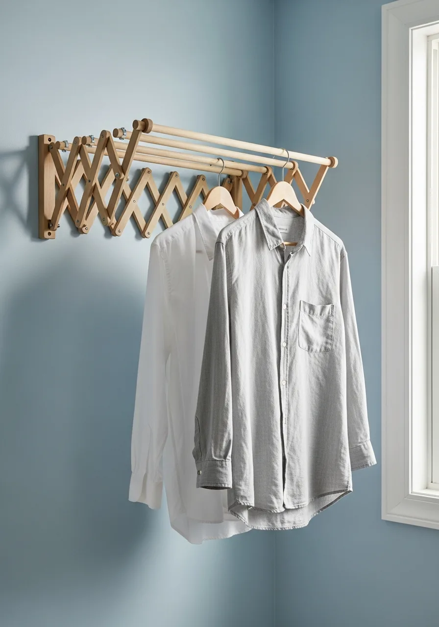 10. Wall Mounted Drying Rack