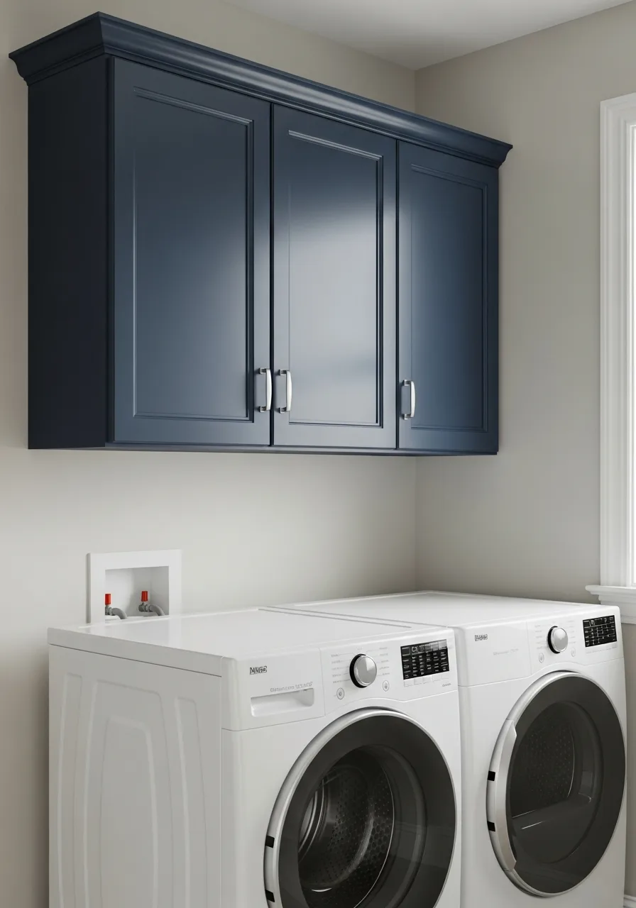 2. Cabinets Above Washer and Dryer