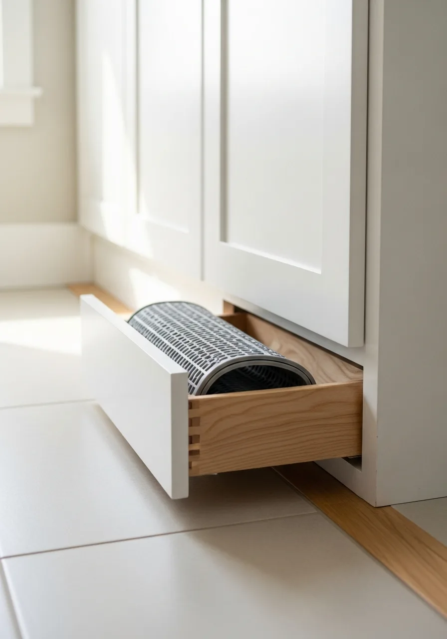 35. Toe-Kick Storage Drawers