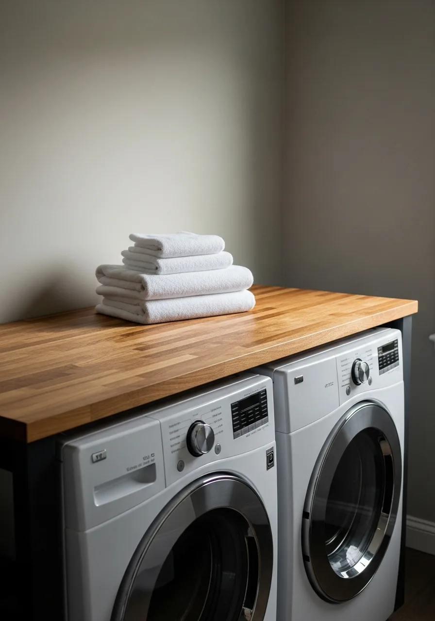 4. Countertop Over Washer and Dryer