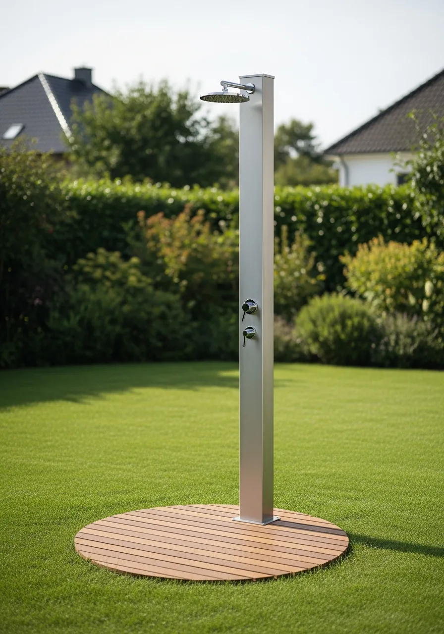 10. Freestanding Garden Shower