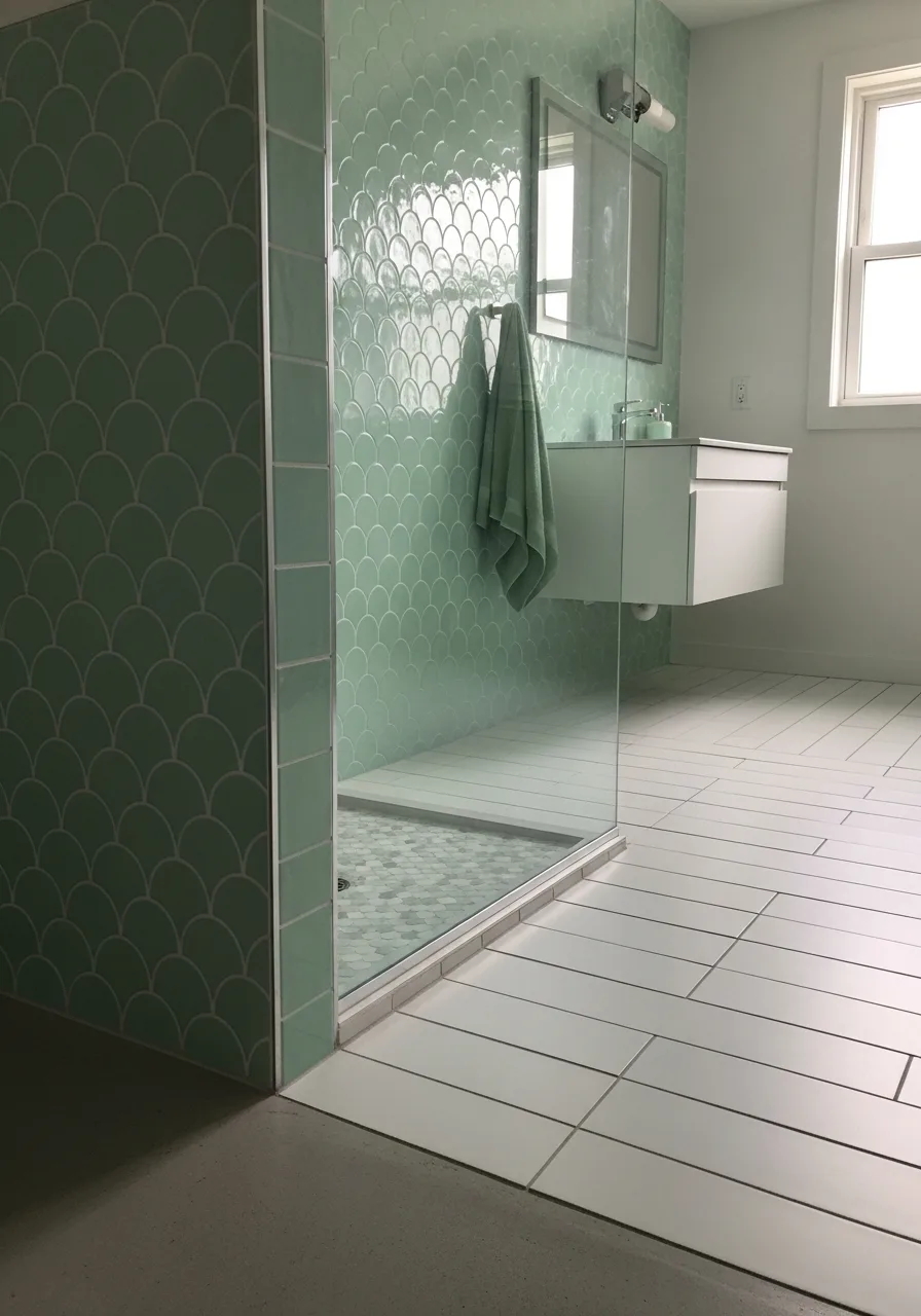 23. Scallop Wall and Rectangular Floor