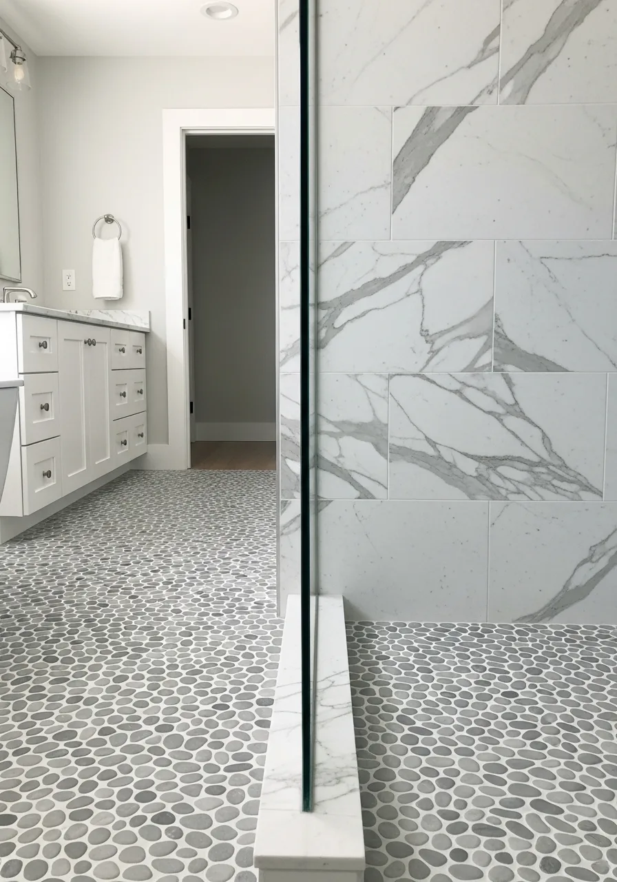 35. Pebble Floor and Marble Slabs